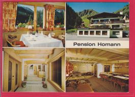 WERBE-FALTKARTE, PENSION HOMANN, RAVEISCH-SAMNAUN