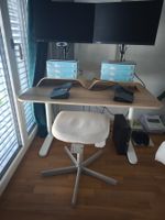 IKEA BEKANT Desk, White Stained Oak Veneer 120x80 cm
