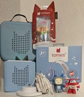 🔥Toniebox Starterset Hellblau 🩵 viel Zubehör 🔥