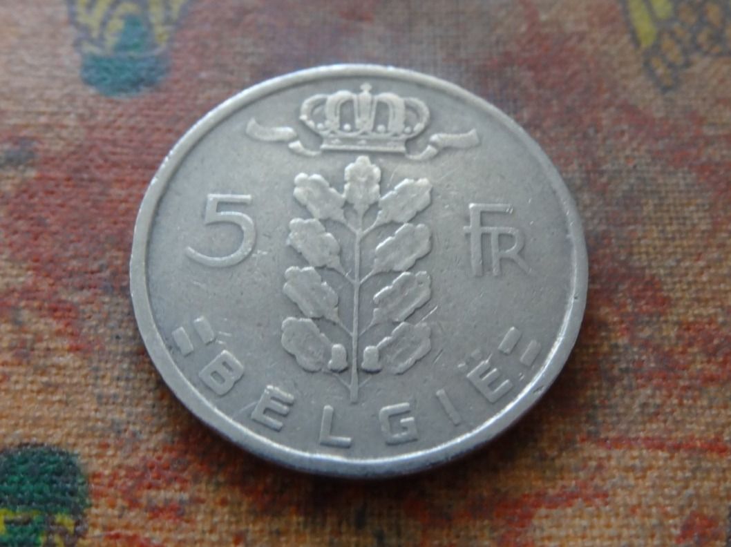 Tutti le monete: BELGIQUE  5  Francs  1950 – Usato da Romanel-sur-Lausanne venduto da Swift13 1