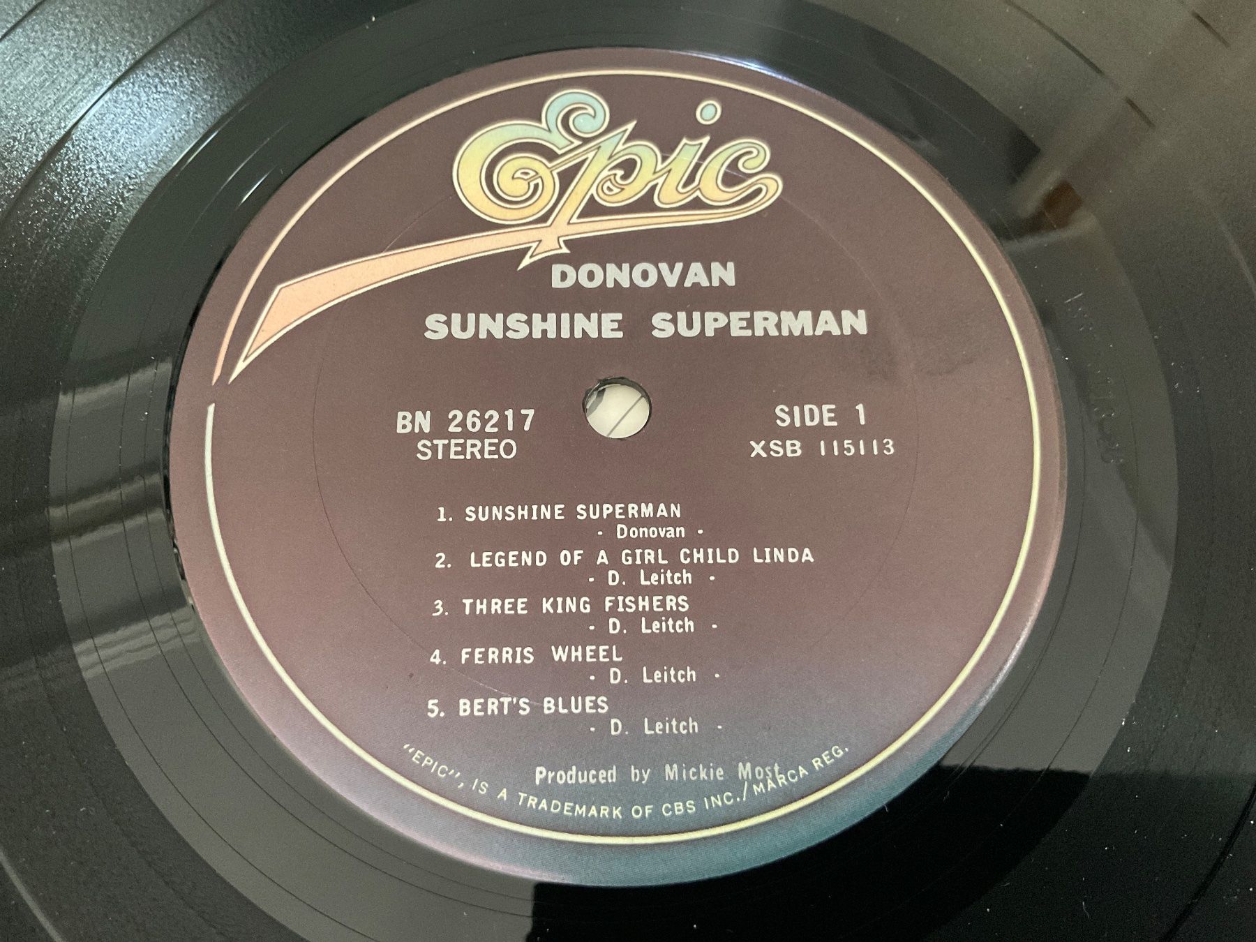 Schallplatten: Donovan Sunshine Superman LP – Gebraucht aus Delémont von vinylfreak01 2