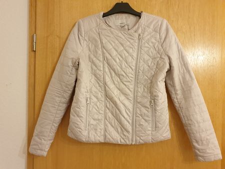 Veste mi-saison, S, Zebra, matelassée, polyester, ecru