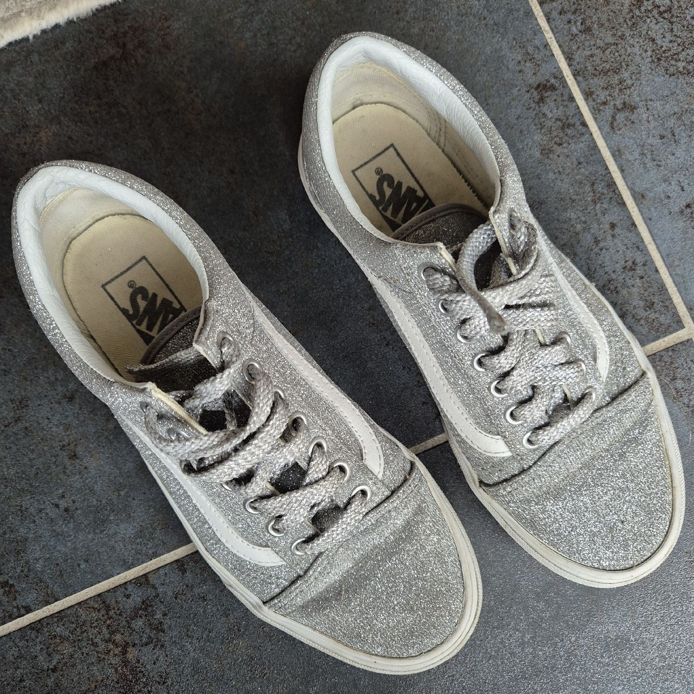Damenschuhe: Basket Vans, taille 38,5, argentées – Gebraucht aus Choëx von NKim 1