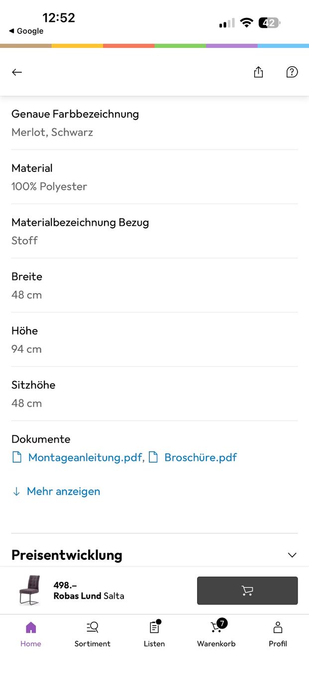 Sedie: Stühle – Usato da Kriessern venduto da Kramar12 6
