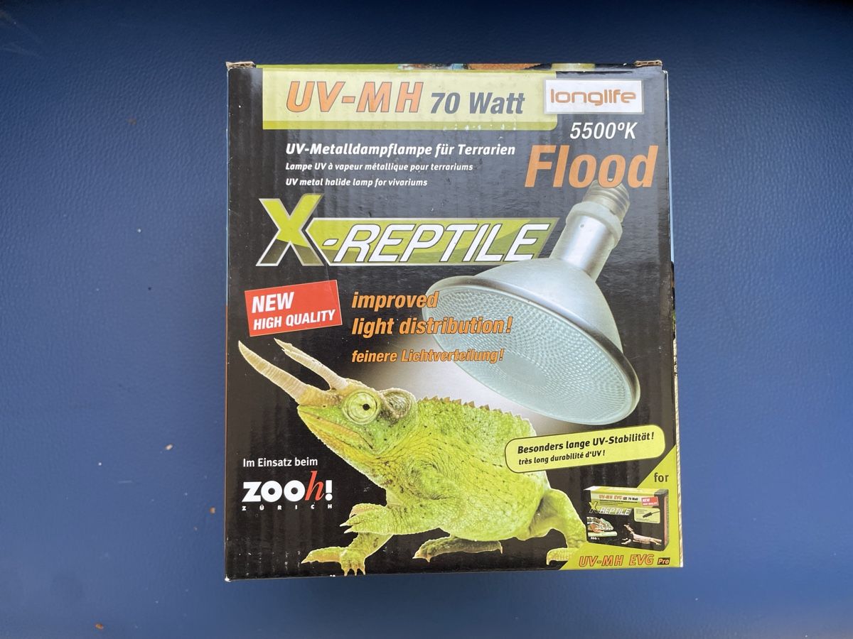 Lampade: UV Metalldampflampe 70 Watt NEU – Nuovo e nell'imballaggio originale da Nidau venduto da Beritundpan