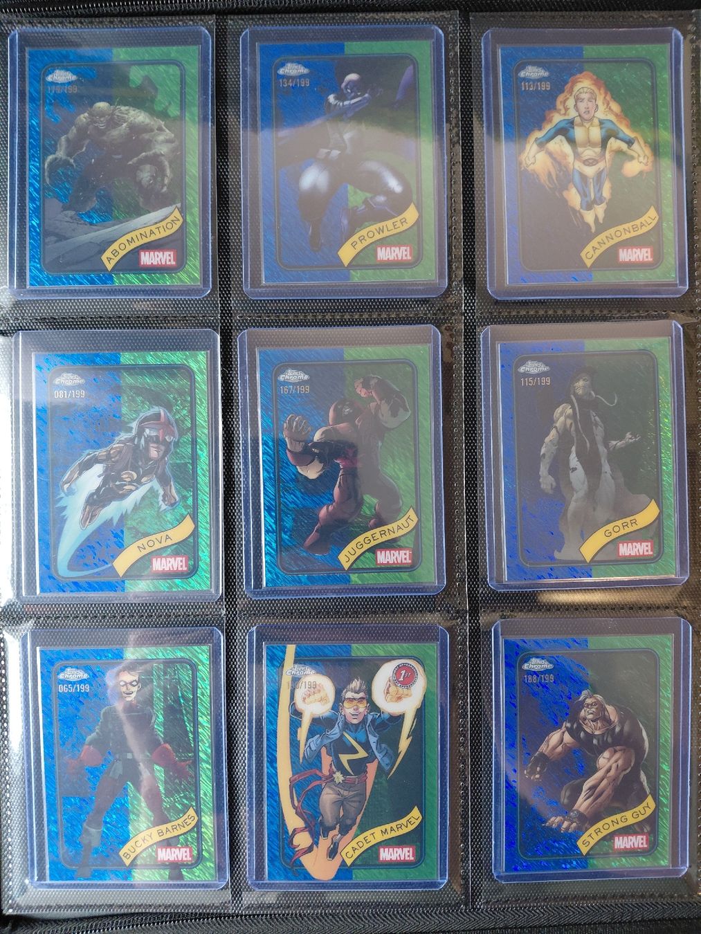 Topps Carte collezionabili: Marvel topps 9 cards serealized to 199 – Nuovo (secondo la descrizione) da KLOTEN venduto da RAULMACHOTE