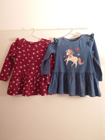 2er Set Mädchen Kleider, Grösse 98