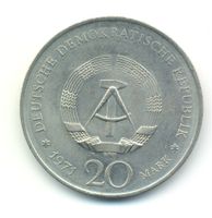 DDR Deutschland 20 Mark 1971 Heinrich Mann