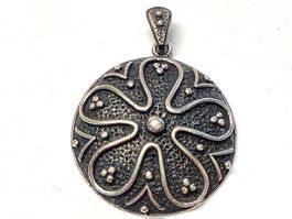 Original Vintage, 800 Silber Anhänger Hersteller Punzen HF.