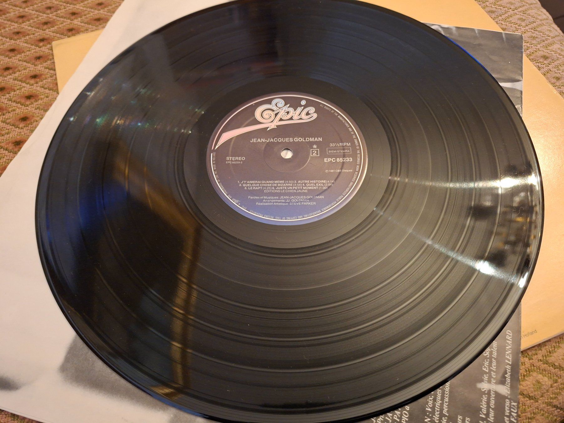 Schallplatten: Jean - Jacques Goldman - 1981 – Gebraucht aus Bernex von Wannabehasbeen01 3