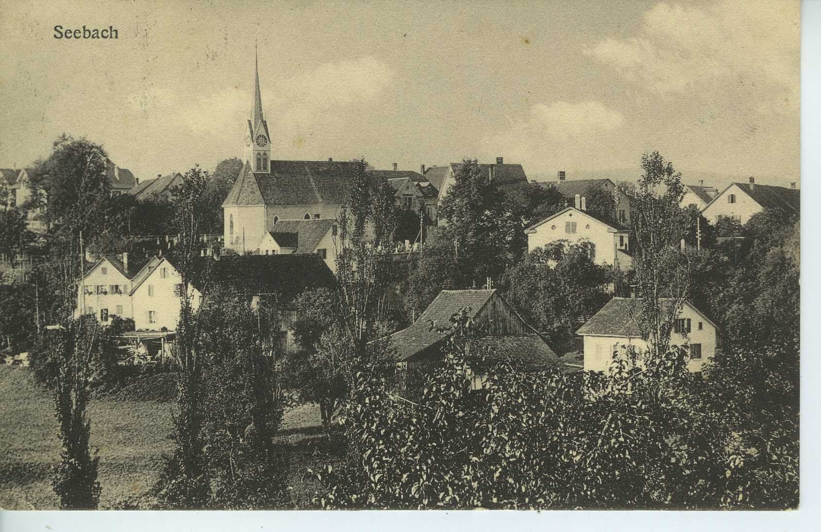 Cartes postales: Zürich - Seebach, 1912 – D'occasion à Schleitheim par Pmschlaate