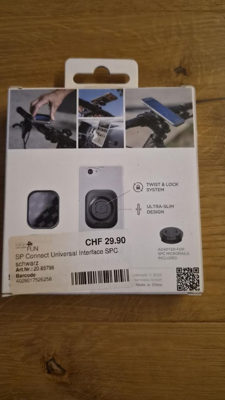 SP Connect Staffe: SP Connect Universal Interface – Nuovo e nell'imballaggio originale da Buchs SG venduto da Tscherfi 1