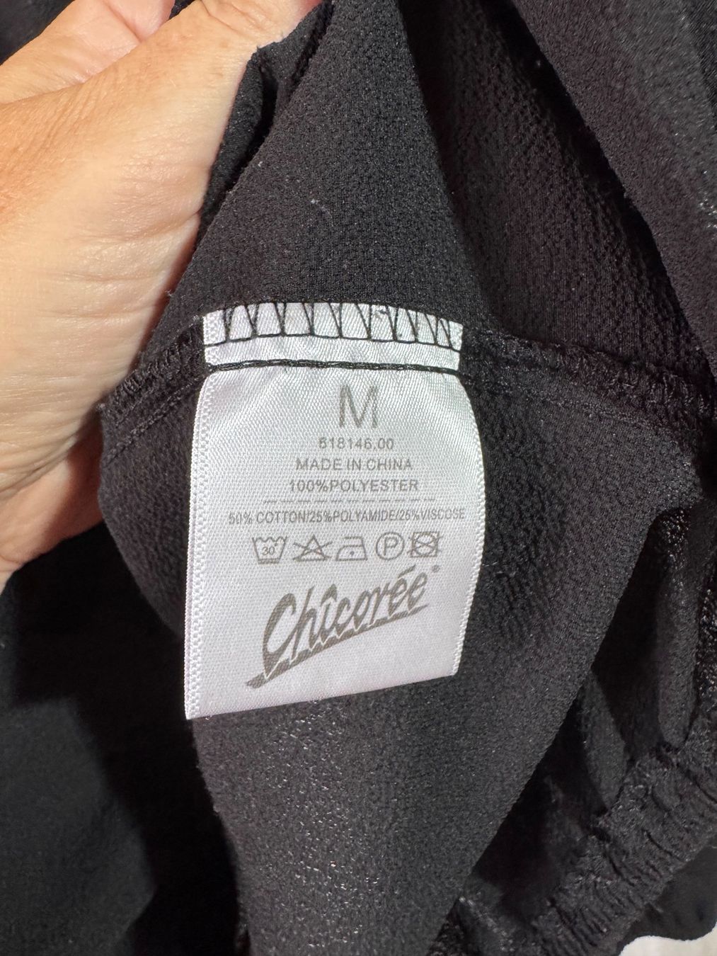 Camicette: Schwarze Bluse von Chicoree Gr. M – Usato da Grosswangen venduto da SALE_SALE_SALE 2