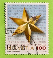 Nr.1292 Stern Sondermarken Weihnachten GESTEMPELT 2008  