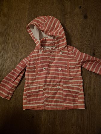 Petit Bateau kinder leicht regen jacke Gr.3 ans rosa