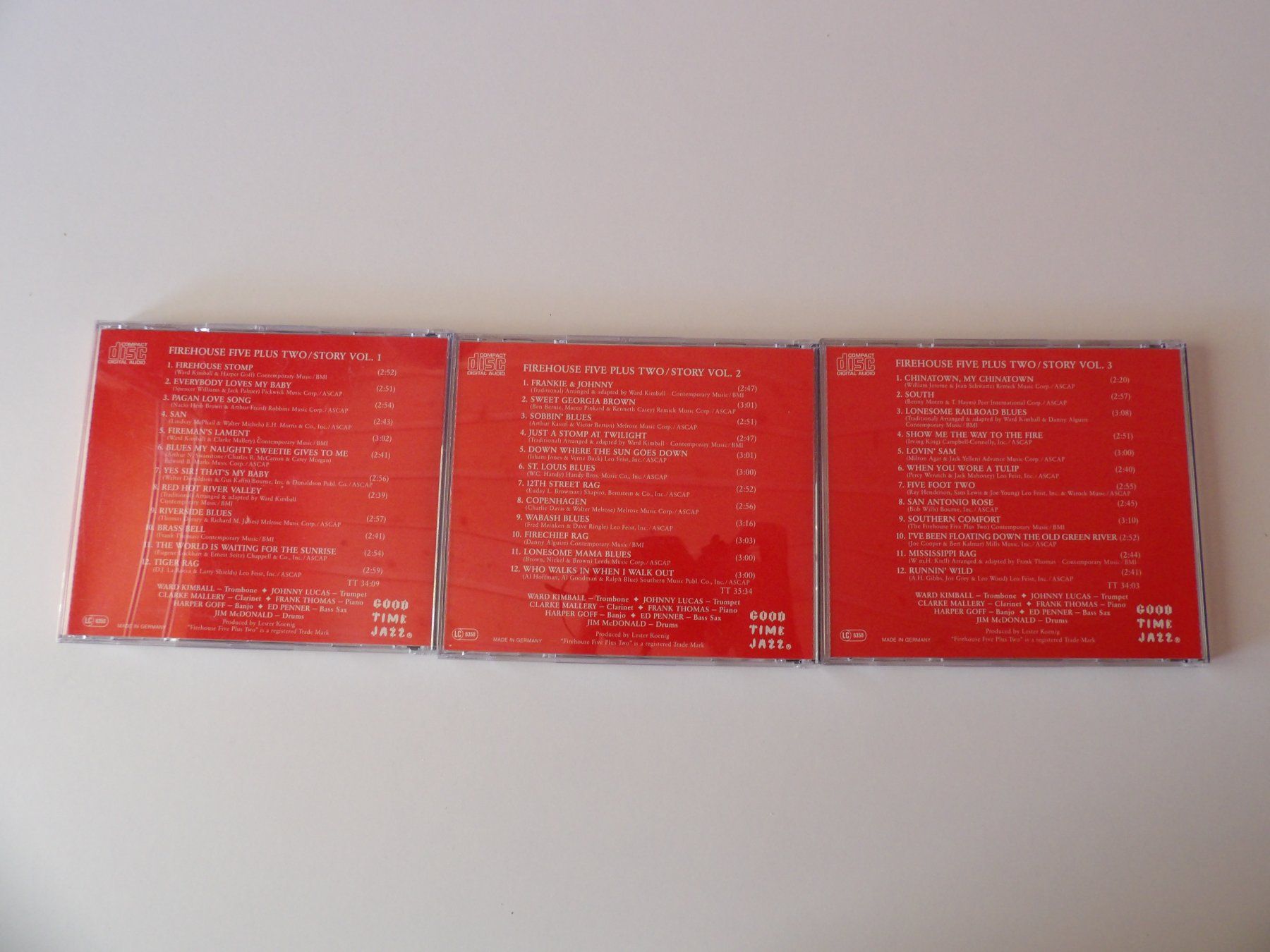 CD: The Firehouse Five plus Two /Story Vol. 1,2,3 – Usato da Niederlenz venduto da Steff99 1