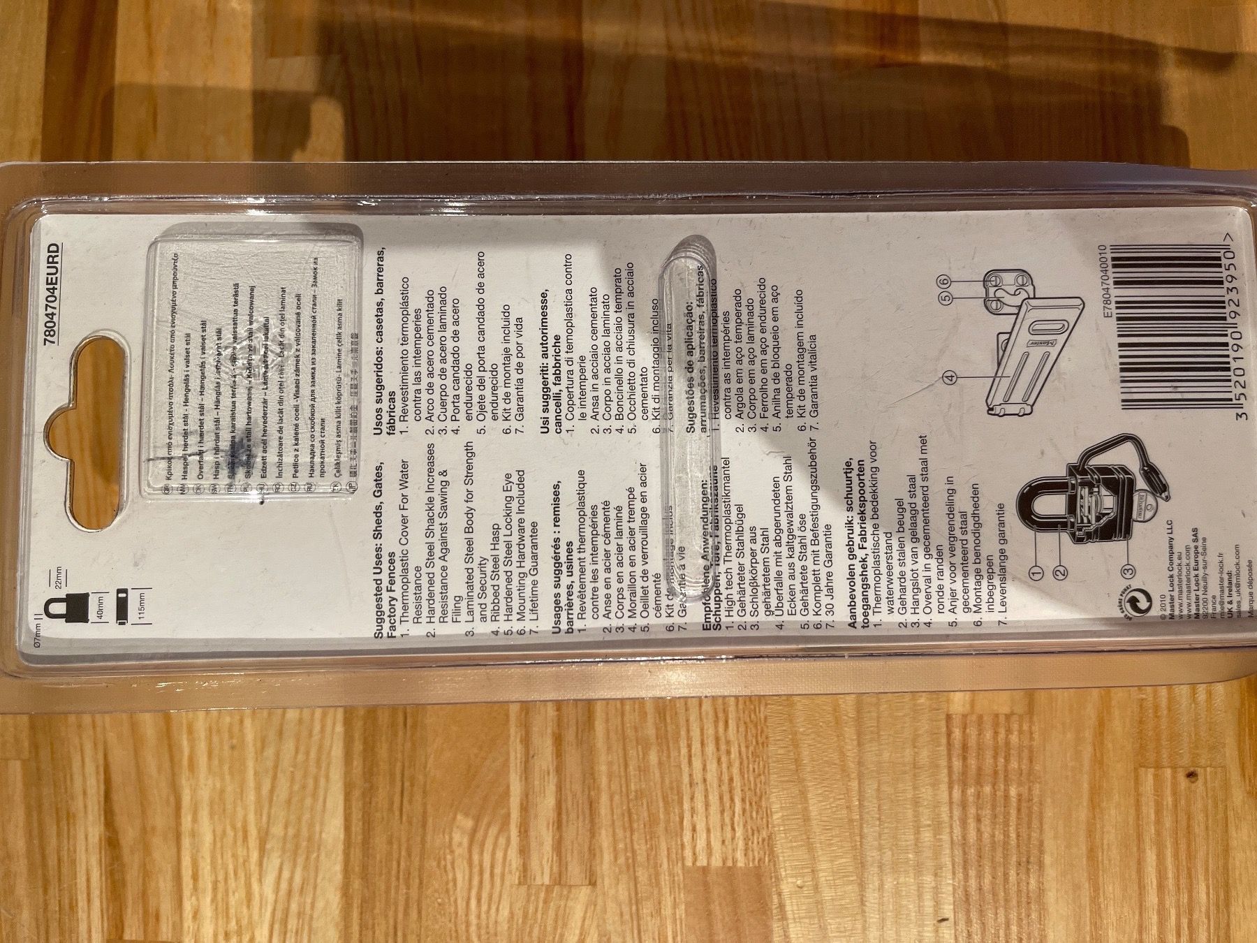 Schlösser: Master Lock Schloss für Tür – Neu und originalverpackt aus Wettingen von stern910 1