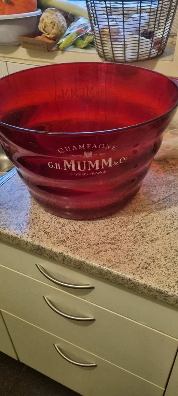 Altro: Champagnerkühler  G. H. MUMM Champagner Eimer / 1970er Jahre – Usato da Basel venduto da Jcva 1