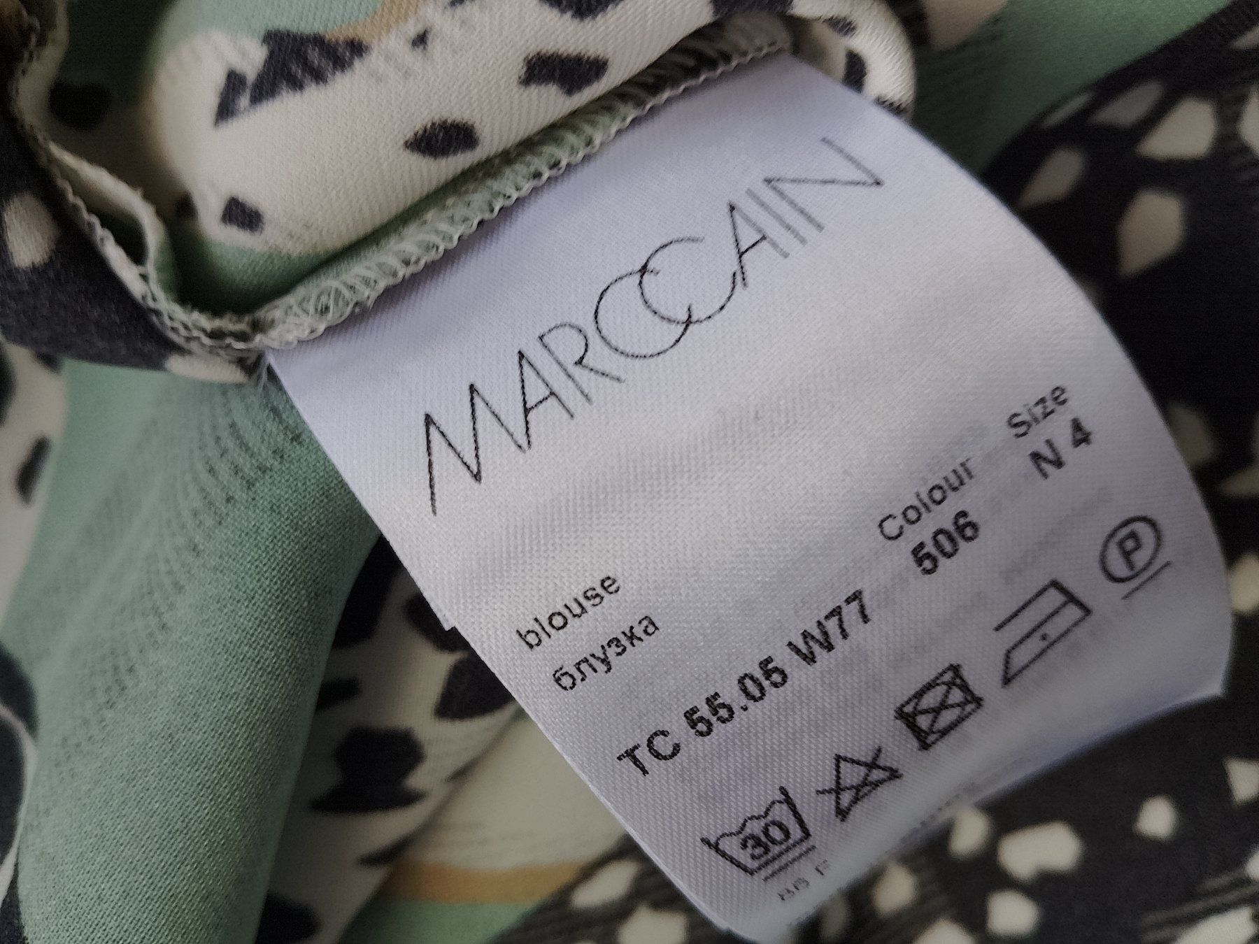 Marc Cain Camicette: Marc Cain Bluse mit Dalmatiner Muster, Grösse 40 – Usato da Gilly venduto da sil_c5qj 6