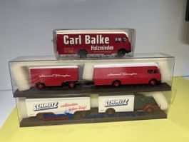 3 x Brekina Oldtimer LKW in 1/87