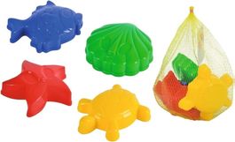 1 Set Sandförmchen, 4 Stk, neu
