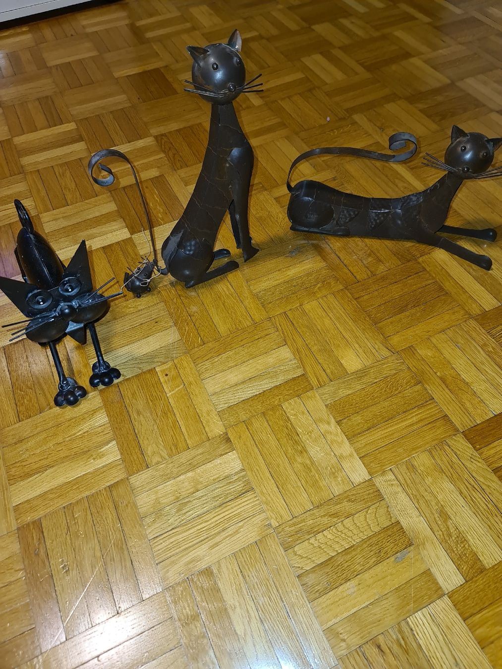 Skulpturen & Statuen: Katze Skulptur, handsigniert, Metall, Kunst – Gebraucht aus Thun von erh_fs86 1