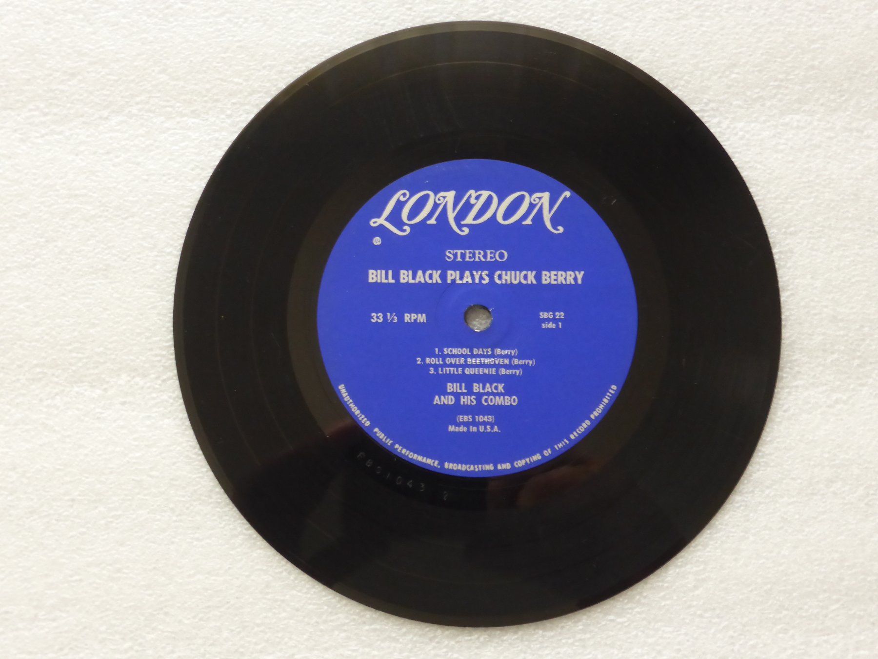 Dischi in vinile: Vinyl Single   EP  BILL BLACK'S COMBO – Usato da Küssnacht am Rigi venduto da Mondkinder 1