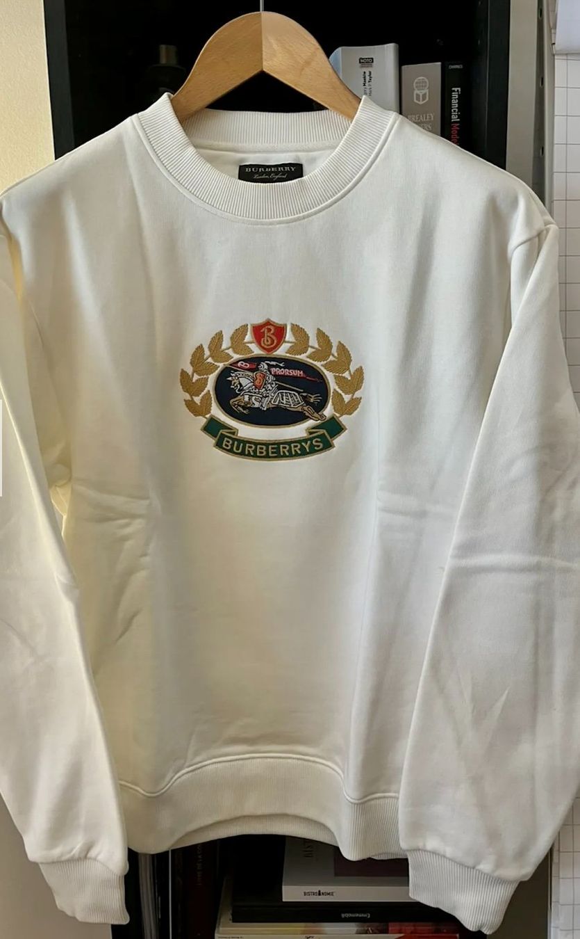 Burberry Maglioni & Felpe: Burberry NEW Sweater Pullover classic Logo Monogram Vintage – Nuovo e nell'imballaggio originale da Mont-sur-Lausanne venduto da jolieresale