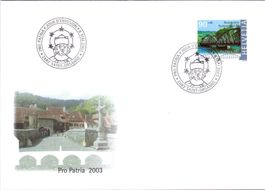 2003 FDC Pro Patria   KW 20.00