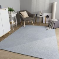 SPITZENPREIS 🔥 XXL Teppich 200x280 cm Uni Grau NEU