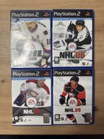 PS2 - NHL 05, NHL 06, NHL 08, NHL 09 - Hockey-Paket