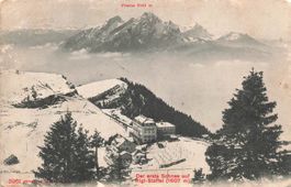 Der erste Schnee auf Rigi Staffel LU