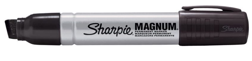 Penna & Evidenziatori: Permanentmarker Metallschaft Sharpie Magnum – Nuovo e nell'imballaggio originale da Bülach venduto da StoreInShop.com