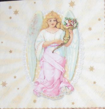 Servietten: Serviette engel (h18) 2Stk. – Neu (gemäss Beschreibung) aus Schlatt TG von kreativ-atelier
