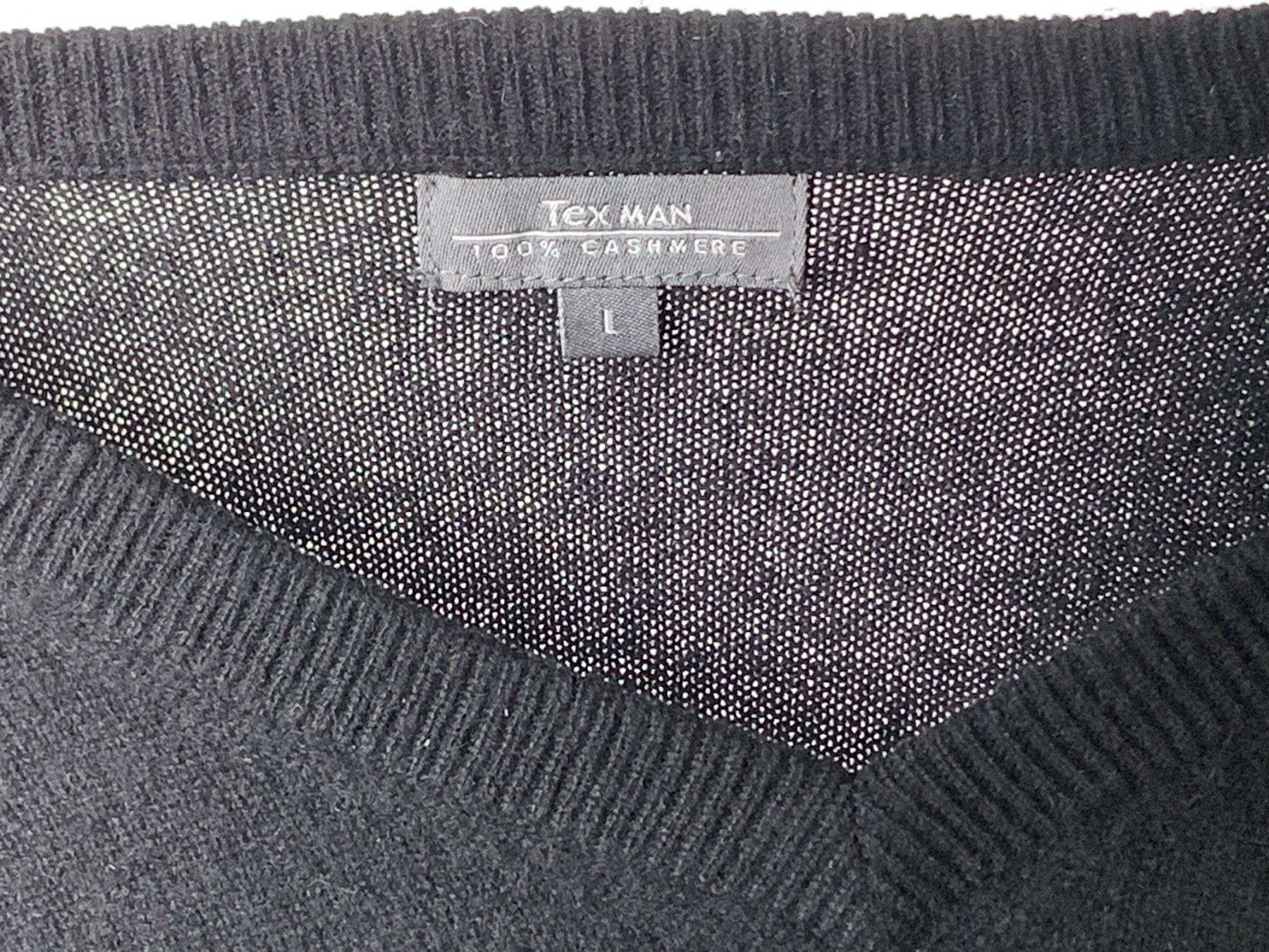 Maglioni & Felpe: 100% Kaschmir Pullover V-Ausschnitt Schwarz, Grösse L – Usato da Zürich venduto da lor_s6l8 6