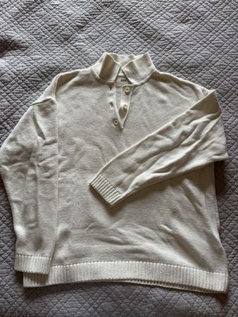 Pull-over blanc crème 