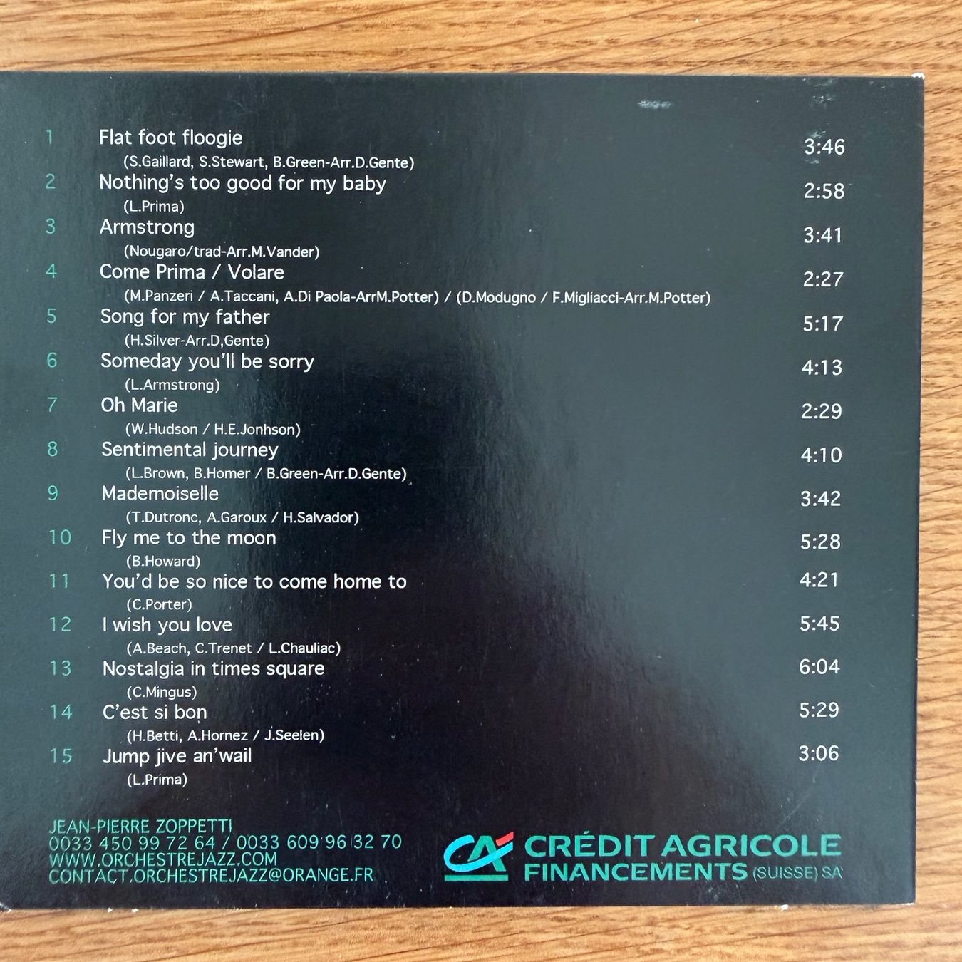 CDs: JPZ Jazz Band, Kelua (CD) Vocal Swing Standards – Gebraucht aus Zug von Mirare9 3