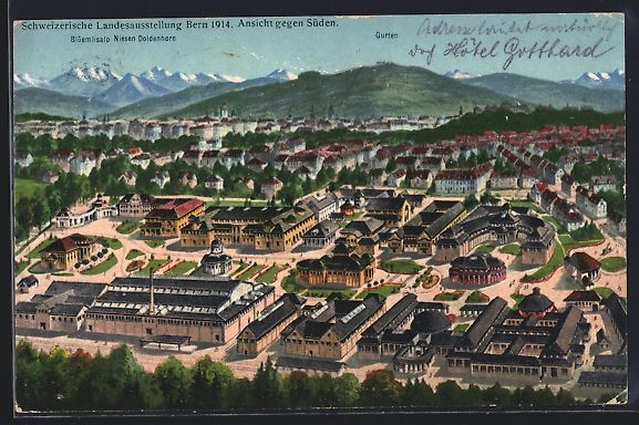Ansichtskarten: Bern, Schweizerische Landesaustellung 19 – Gebraucht aus Berlin von bartko-reher