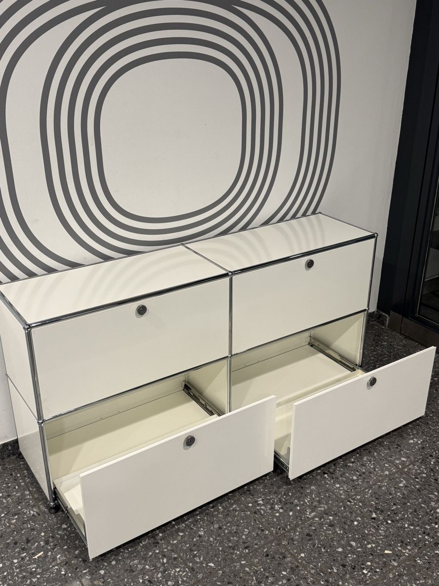 USM Commodes: USM Haller Sideboard reinweiss – D'occasion à Glattbrugg par q-aderdesign 1