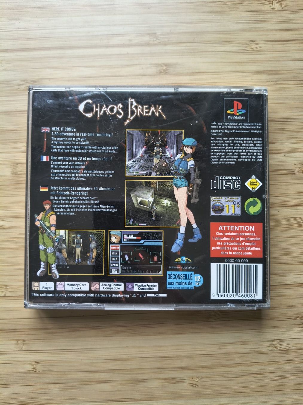 Giochi: Chaos Break (PS 1) – Usato da Riedholz venduto da ste_96cd 1