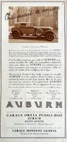 Auburn Cars - Alte Werbung / Publicité 1928