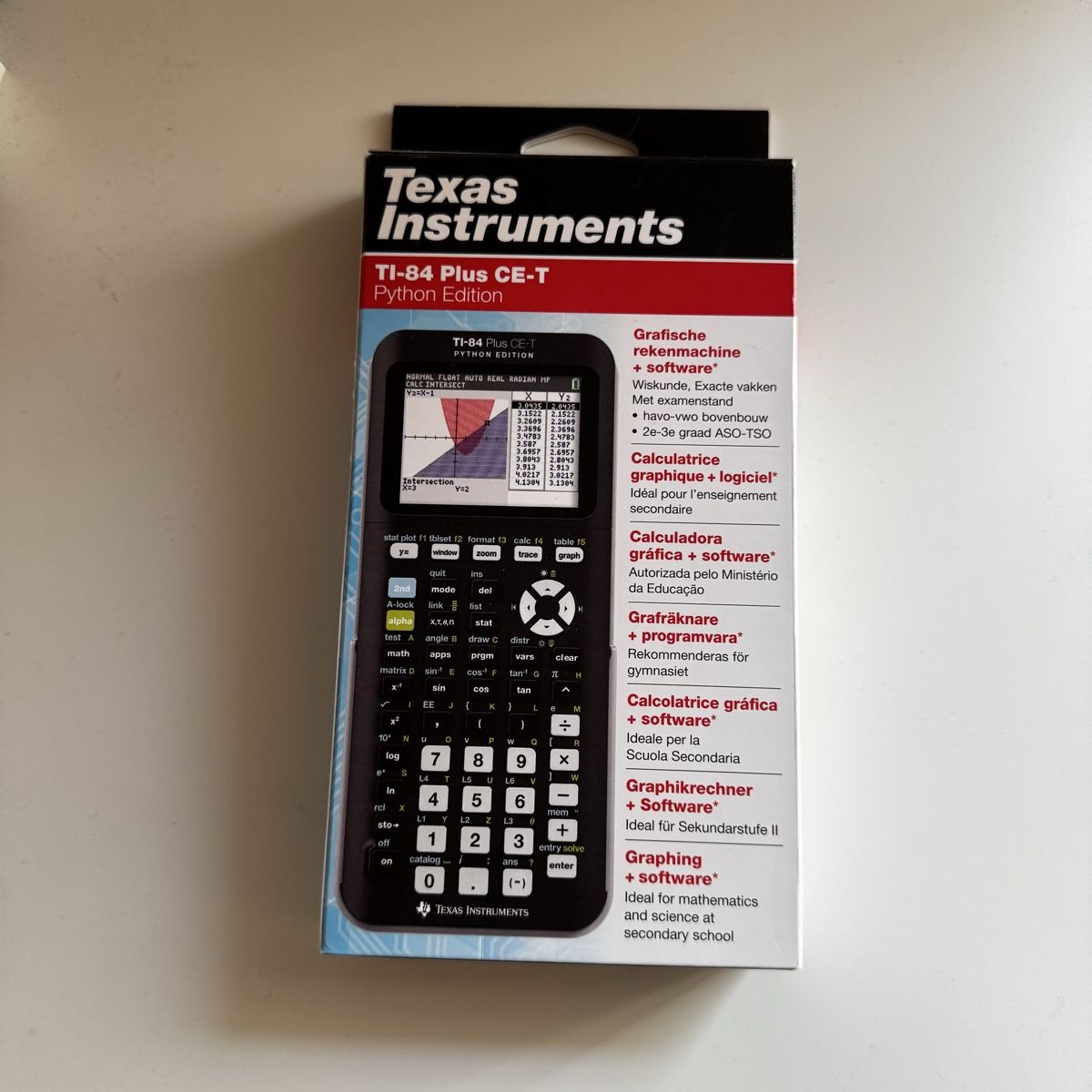 Texas Instruments Calcolatrici tascabili: TI-84 Plus CE-T  – Usato da Rebeuvelier venduto da FJ6614 1