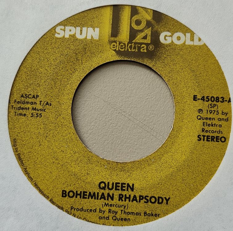 VinylSingle Queen Bohemian Rhapsody Kaufen auf Ricardo