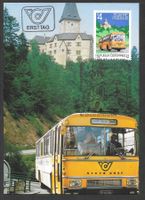 Österreich Maximumkarte 1714 75 Jahre Postbus ET 6.8.1982