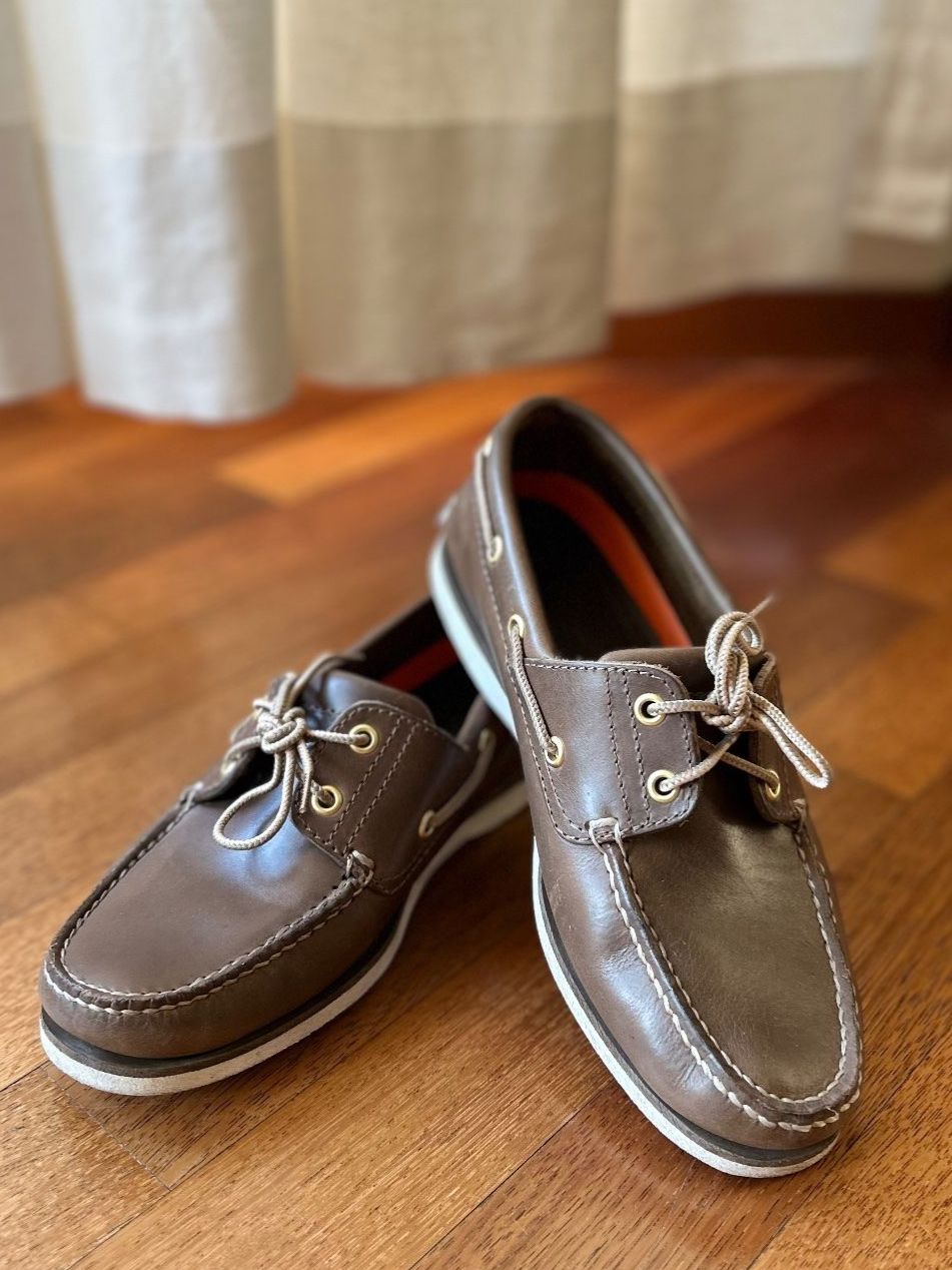 Timberland Herrenschuhe: Timberland Leder Mokassins Gr. 40 - Braun – Gebraucht aus Zürich von mar_st77 4