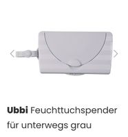 Ubbi Feuchttuchspender f. Unterwegs - Grau, 1x benutzt