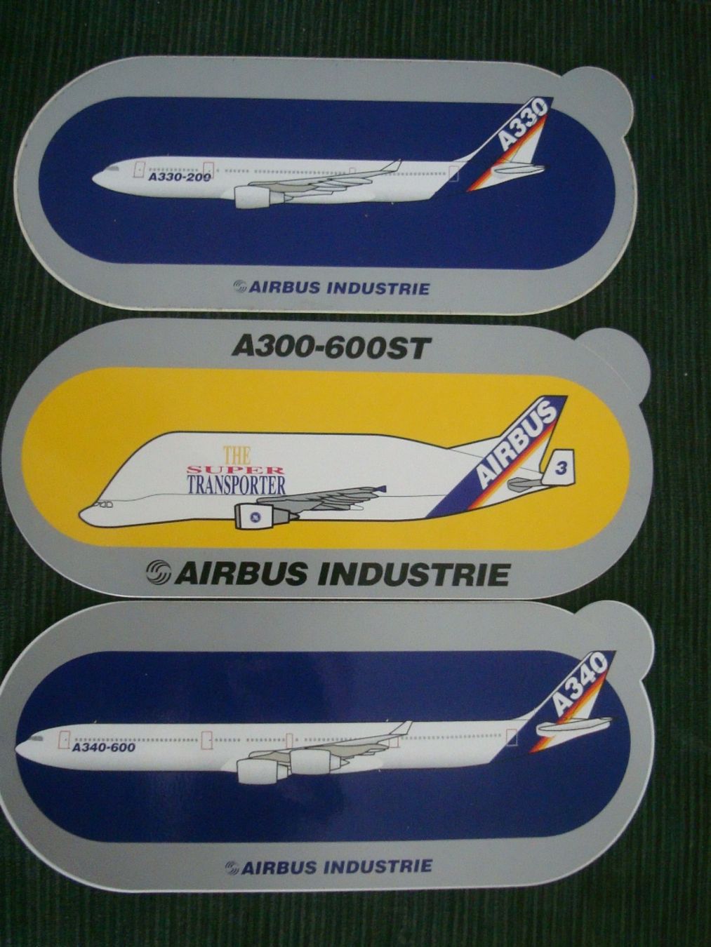 Sticker: 3 Kleber: Airbus Industrie – Nuovo (secondo la descrizione) da Neuenegg venduto da flohcante