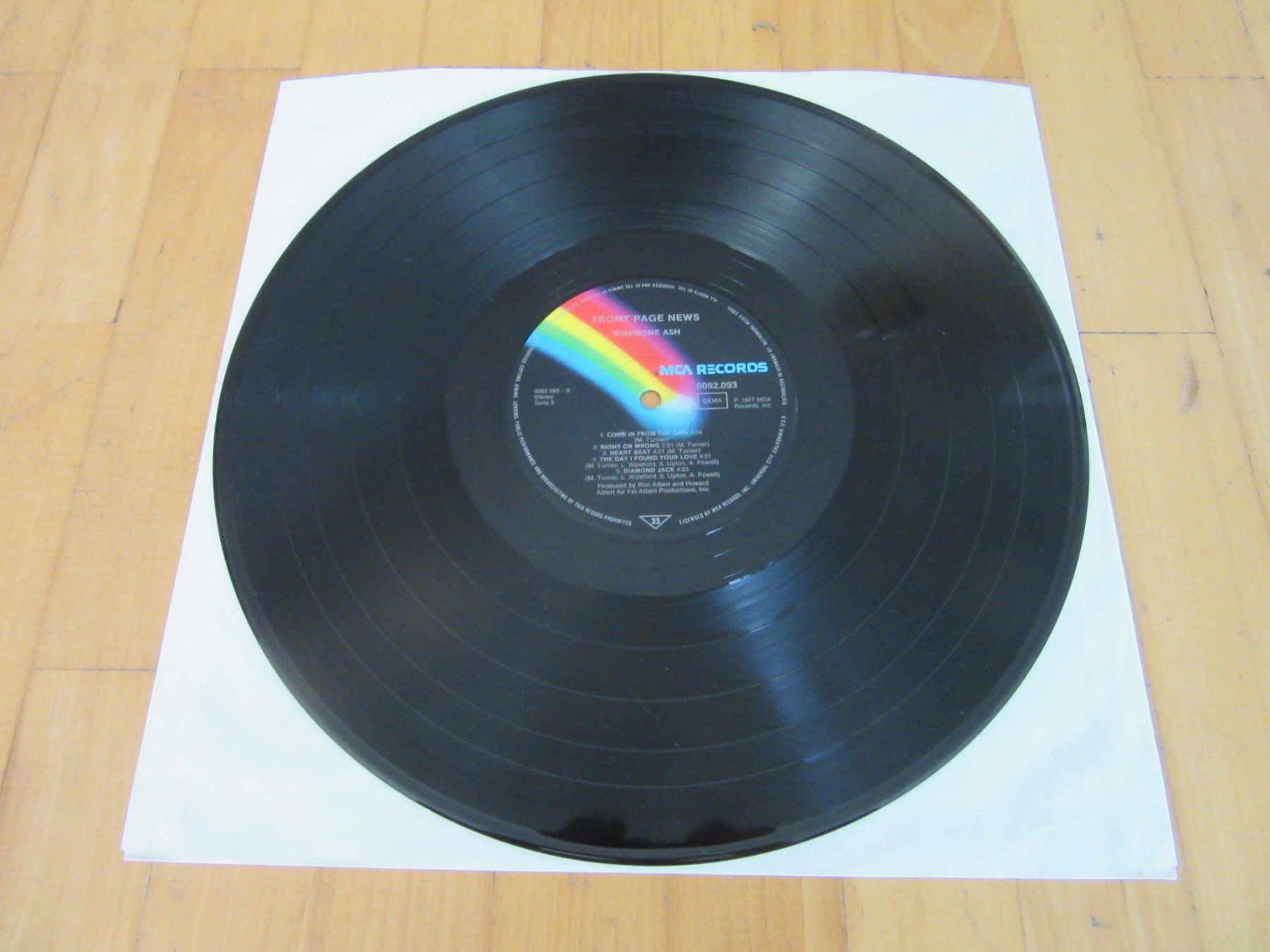 Schallplatten: Langspielplatte "WISHBONE ASH" - FRONT PAGE NEWS – Gebraucht aus Degersheim von Tforelle 5