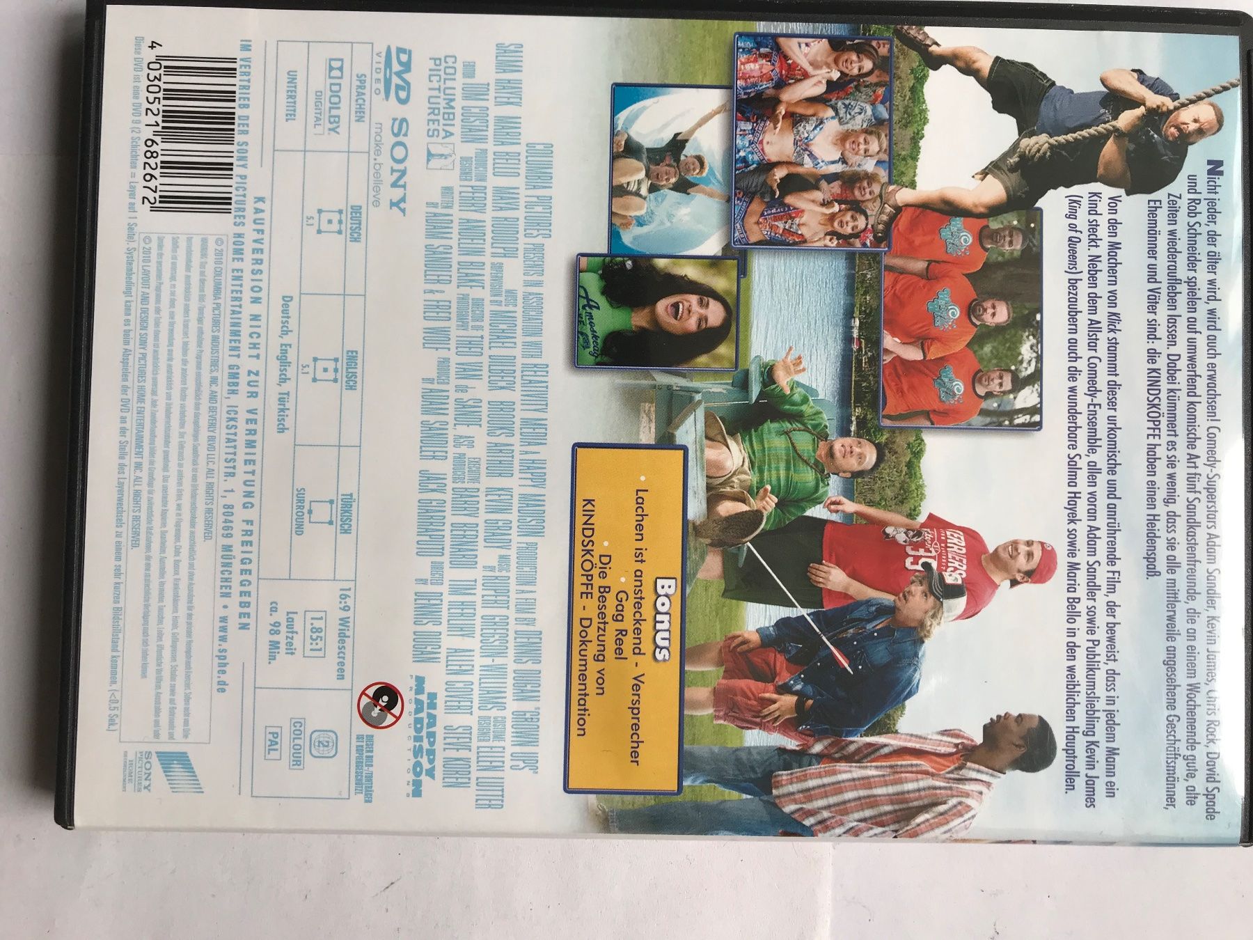 Alle DVDs: dvd, „kindsköpfe“ – Gebraucht aus liestal von makai05 1