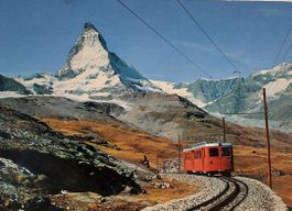 ZERMATT - Gornergratbahn mit Matterhorn - 1973